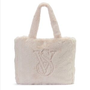 VICTORIA'S SECRET Faux-Fur Tote, VICTORIA'S SECRET Holiday Winter Tote